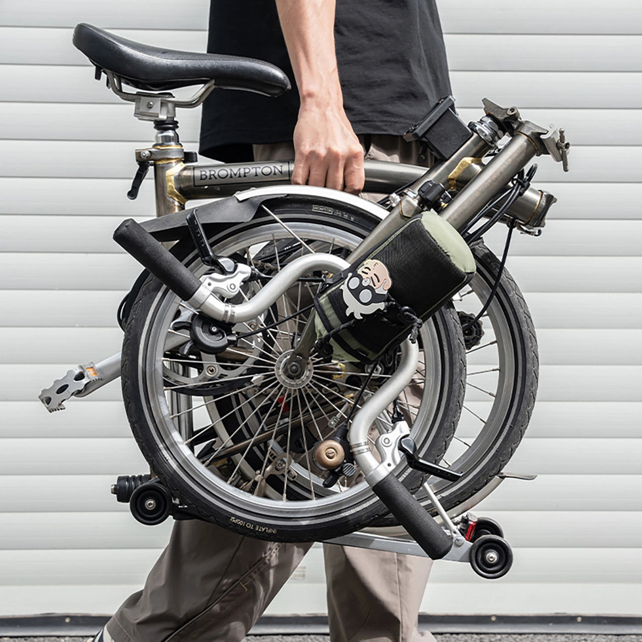 Rockbros Travel Bottle Bag with Shoulder Strap 1l - Green_7