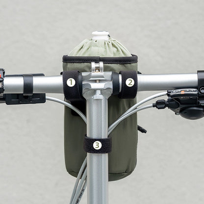 Rockbros Travel Bottle Bag with Shoulder Strap 1l - Green_5