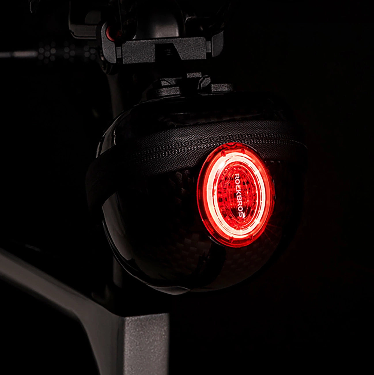 Rockbros Rigid Hard Shell Compact Saddle Bag 0.4l - Purple_3