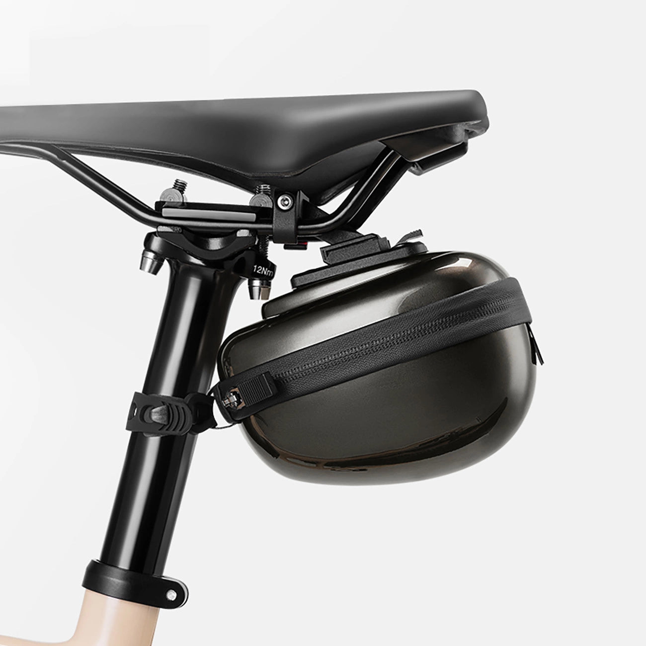 Rockbros Rigid Hard Shell Compact Saddle Bag 0.4l - Black_1