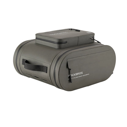 Rockbros waterproof bike pannier, for trunk, capacity 14l - gray_0