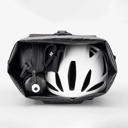 Rockbros Bike Bag with Backpack Function, Waterproof, with Helmet Attachment 18l - Black_3