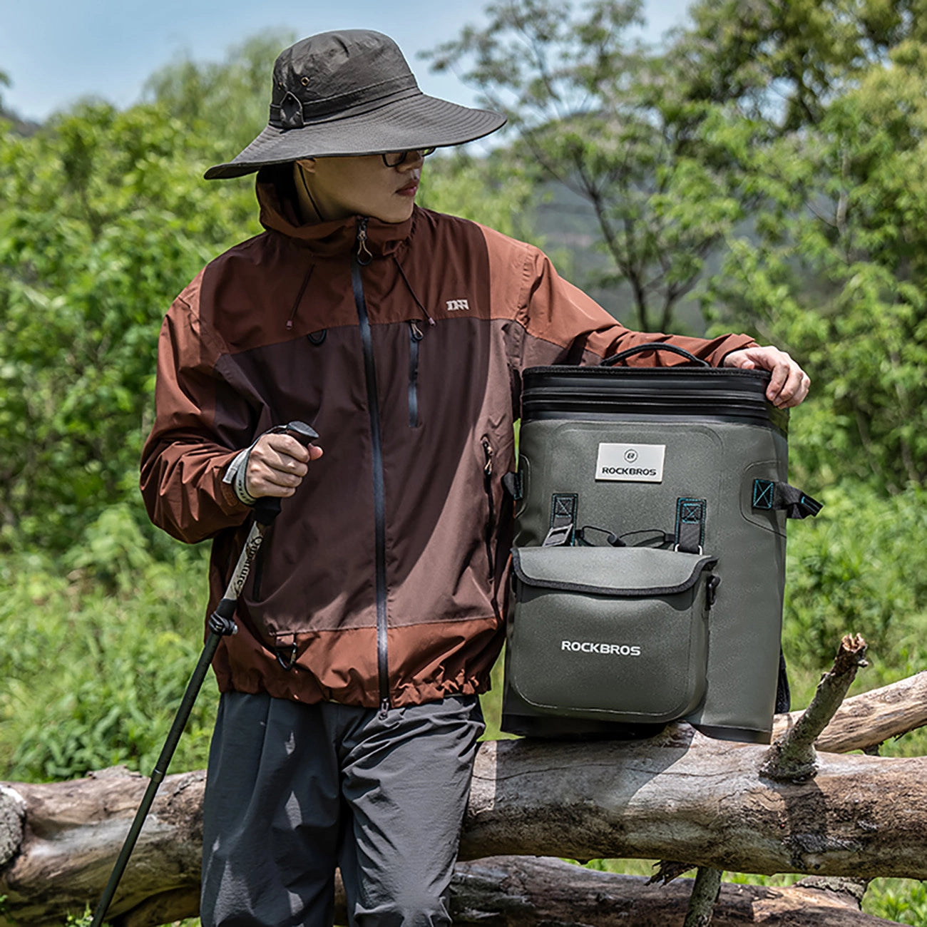 Rockbros Thermal Backpack with Insulation 20l - Green_10