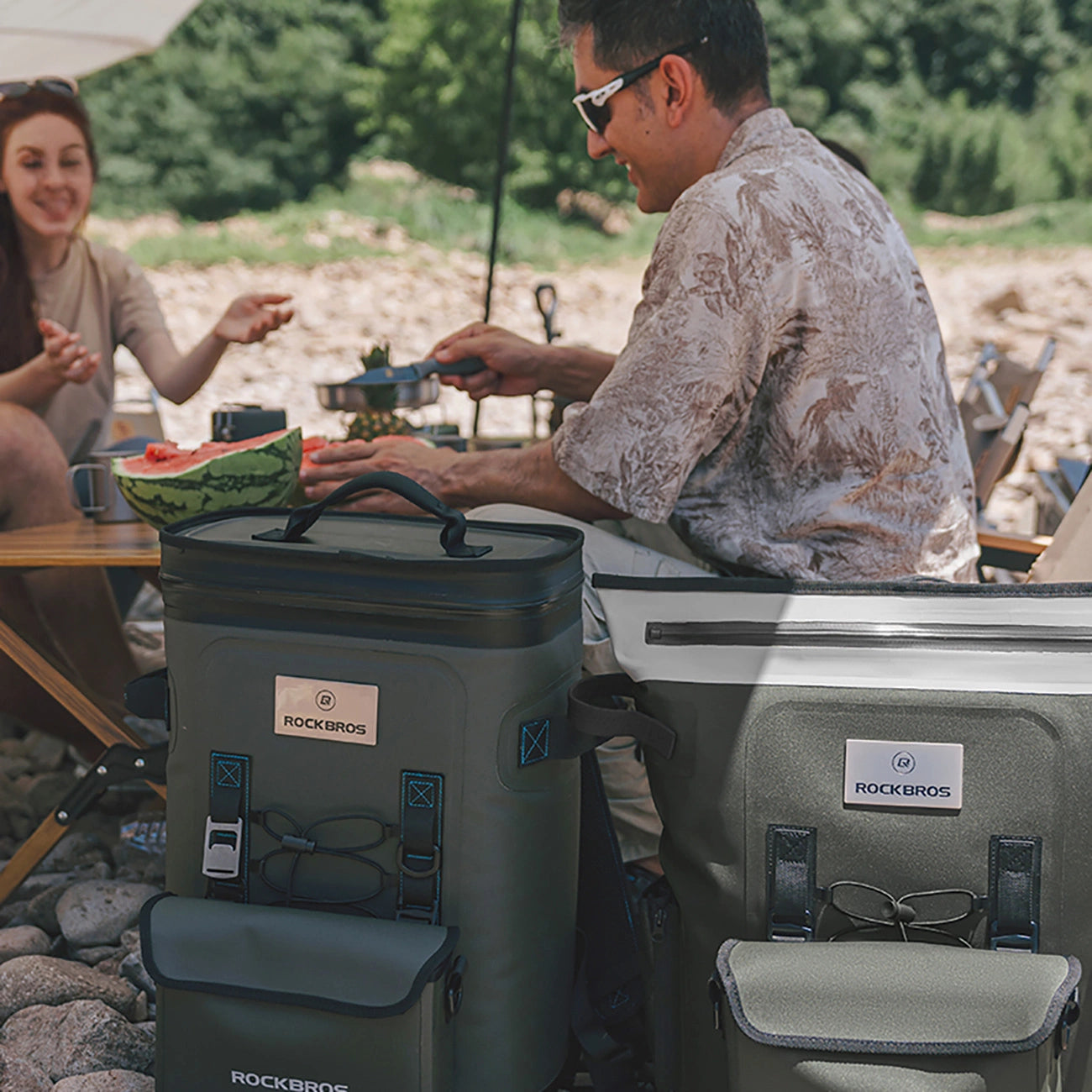 Rockbros Thermal Backpack with Insulation 18l Ergonomic - Green_12