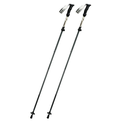 Qunature Nordic Walking Trekking Pole Aluminum 110 - 130 cm 1 pc. - Brown_0