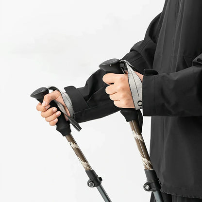 Qunature Nordic Walking Trekking Pole Aluminum 110 - 130 cm 1 pc. - Brown_3