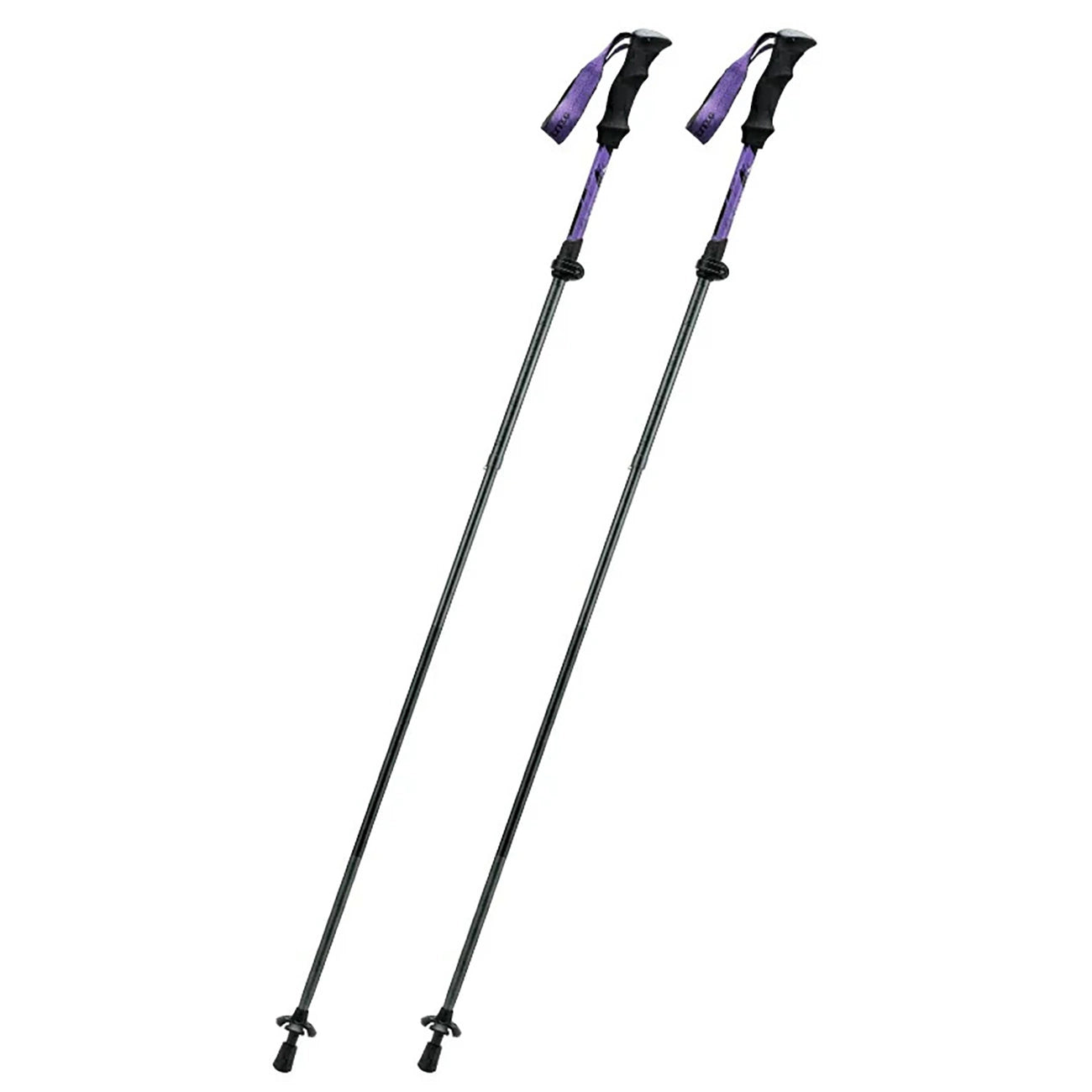 Qunature Nordic Walking Trekking Pole Aluminum 110 - 130 cm 1 pc. - Purple_0