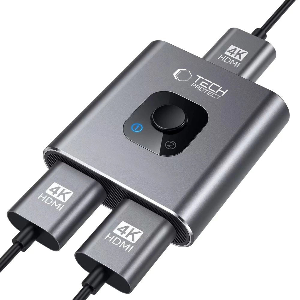Tech-Protect HB07 HUB Adapter 2in1 HDMI 4K 60HZ - gray_3