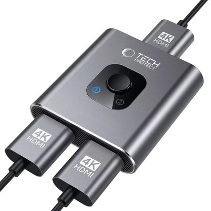 Tech-Protect HB07 HUB Adapter 2in1 HDMI 4K 60HZ - gray_3