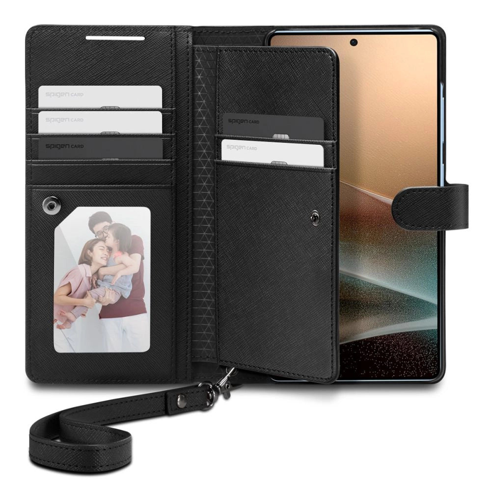 Spigen Wallet &quot;S&quot; Case for Samsung Galaxy S25 Ultra - Black_1