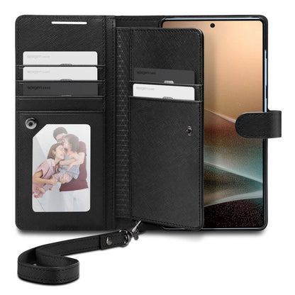 Spigen Wallet &quot;S&quot; Case for Samsung Galaxy S25 Ultra - Black_1