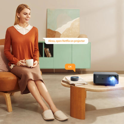 Yaber K2s Pro LCD FullHD 1080p Multimedia Projector with JBL Speakers and Subwoofer - Black_16
