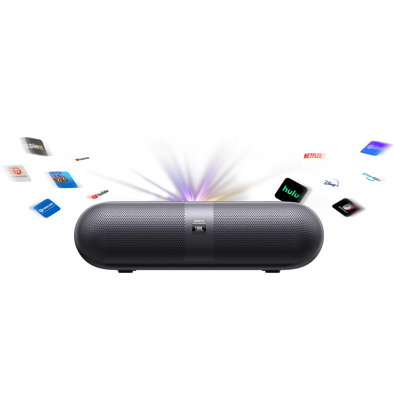 Yaber K300s Multimedia Laser RGB FullHD 1080p Projector with JBL Speakers - Black_11