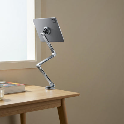 Wozinsky WTY0YS1 magnetic holder, 360° rotating, solid, for phone and tablet - gray_4
