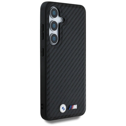 BMW Leather Carbon MagSafe Case for Samsung Galaxy S25 - Black_3