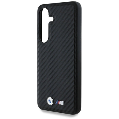 BMW Leather Carbon MagSafe Case for Samsung Galaxy S25 - Black_5