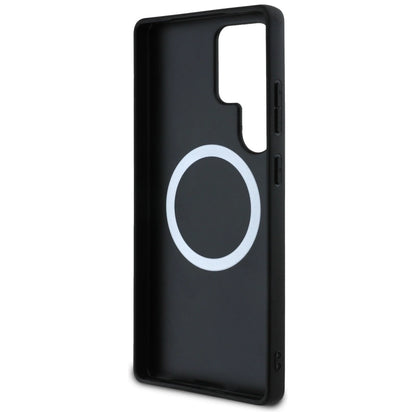 BMW Leather Carbon MagSafe Case for Samsung Galaxy S25 Ultra - Black_6