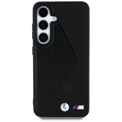BMW Leather Oversized Stripes MagSafe case for Samsung Galaxy S25 - black_2