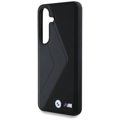 BMW Leather Oversized Stripes MagSafe case for Samsung Galaxy S25 - black_5