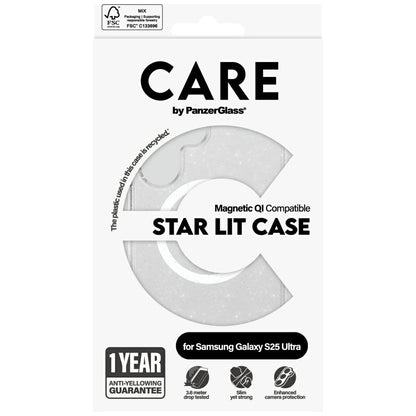 CARE by PanzerGlass Flagship Urban Combat StarLight White QI Case for Samsung Galaxy S25 Ultra - Transparent_3