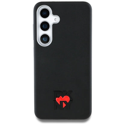 DKNY Leather Heart of NY Case for Samsung Galaxy S25 - Black_2