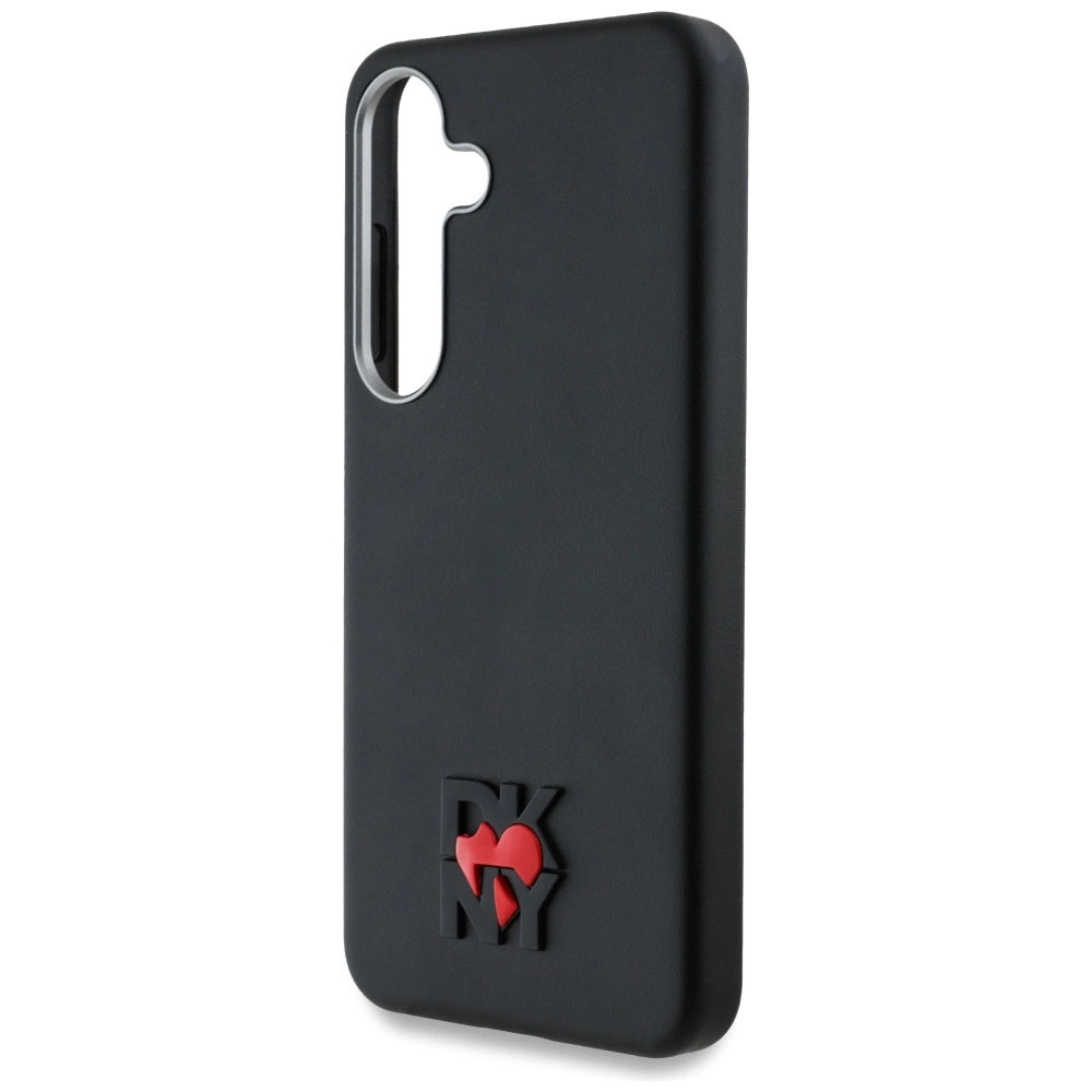 DKNY Leather Heart of NY Case for Samsung Galaxy S25 - Black_5