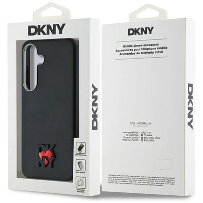 DKNY Leather Heart of NY Case for Samsung Galaxy S25 - Black_7