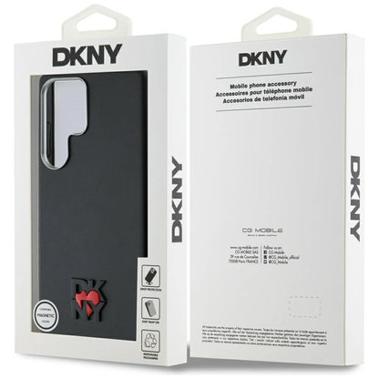 DKNY Leather Heart of NY Case for Samsung Galaxy S25 Ultra - Black_7