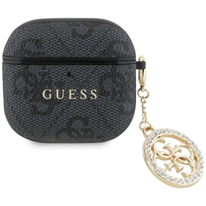 Guess 4G Strass Charm Case for AirPods 4 - Black_0