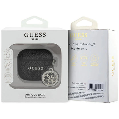 Guess 4G Strass Charm Case for AirPods 4 - Black_2