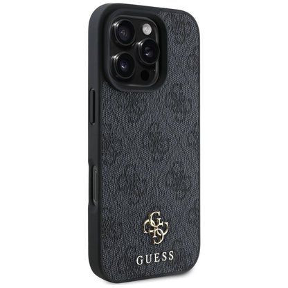 Guess HC PU 4G Small 4G and Classic Case for iPhone 16 Pro Max MagSafe - Black_3
