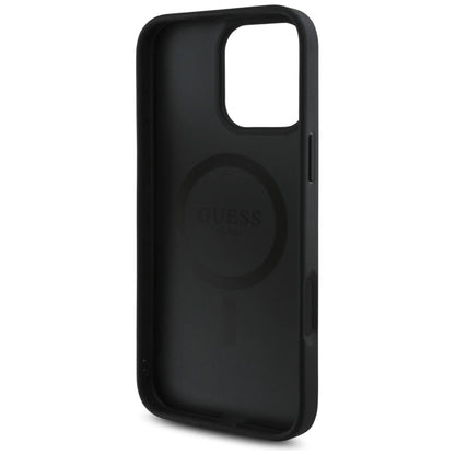 Guess HC PU 4G Small 4G and Classic Case for iPhone 16 Pro Max MagSafe - Black_6