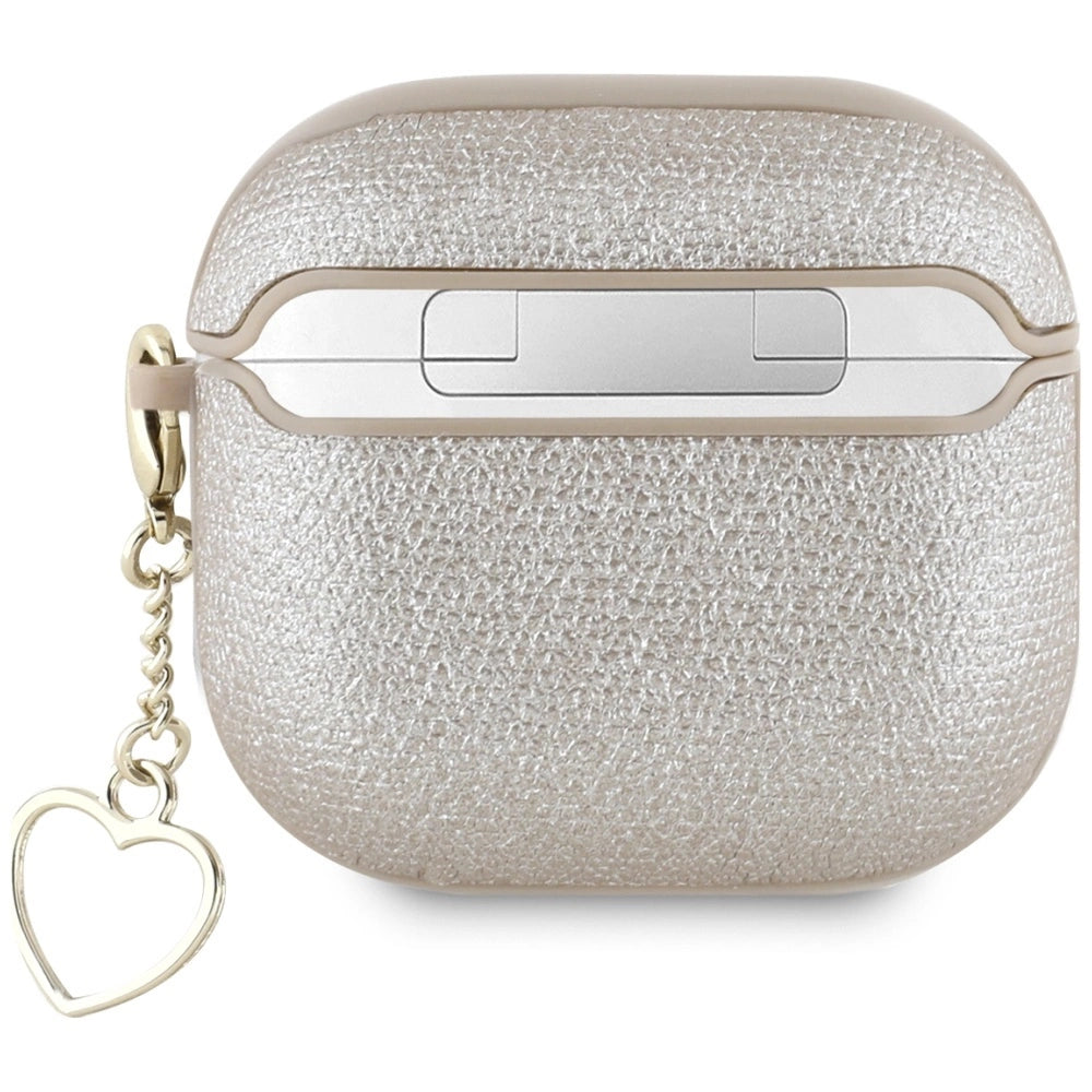 Guess Metallic Script Charm Case for AirPods 4 - Gold_1