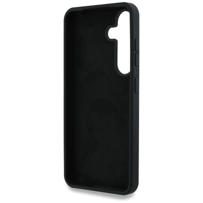 Guess Silicone Big 4G Logo Bottom Script case for Samsung Galaxy S25 - black_6