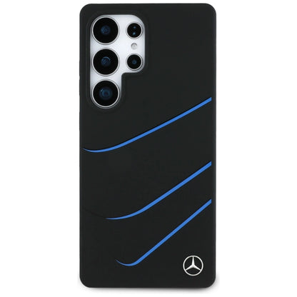 Mercedes Silicone Contrasted Curves MagSafe Case for Samsung Galaxy S25 Ultra - Black_2