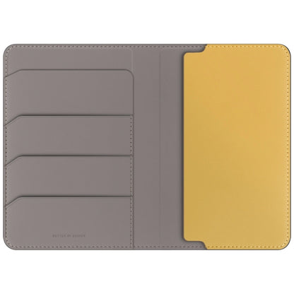 Uniq Belmont RFID Blocking Passport Case - Grey/Yellow_1