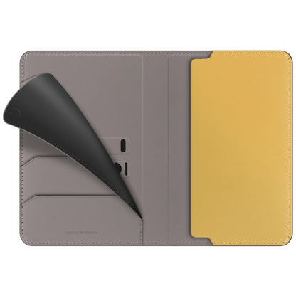 Uniq Belmont RFID Blocking Passport Case - Grey/Yellow_2