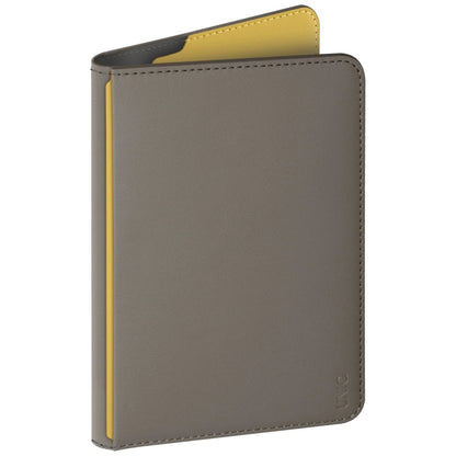 Uniq Belmont RFID Blocking Passport Case - Grey/Yellow_3