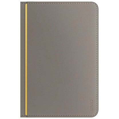 Uniq Belmont RFID Blocking Passport Case - Grey/Yellow_4