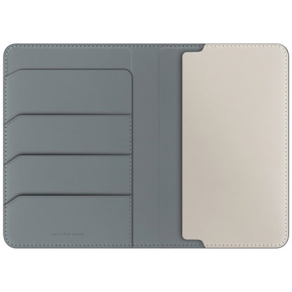 Uniq Belmont RFID Blocking Passport Case - Green/Ivory_1
