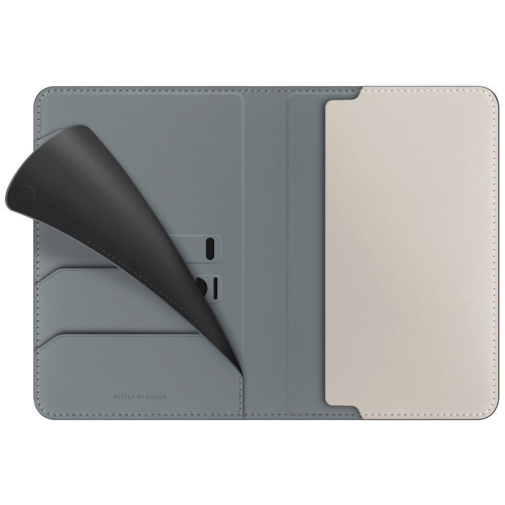 Uniq Belmont RFID Blocking Passport Case - Green/Ivory_2