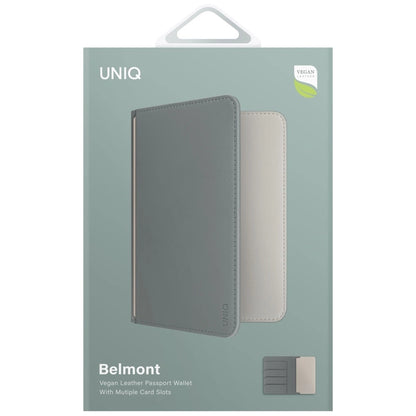 Uniq Belmont RFID Blocking Passport Case - Green/Ivory_5