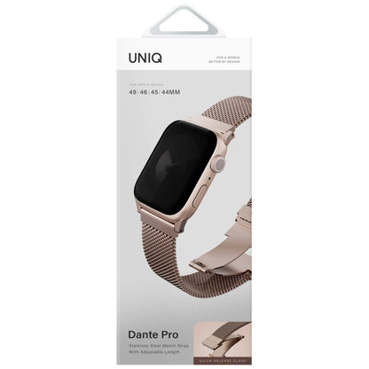 Uniq Dante Pro Apple Watch Strap 44/45/46/49mm Stainless Steel - Pink_2