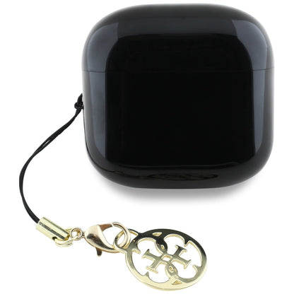 Guess Glossy Effect Printed Classic Logo &amp; Charm TWS headphones - black_3