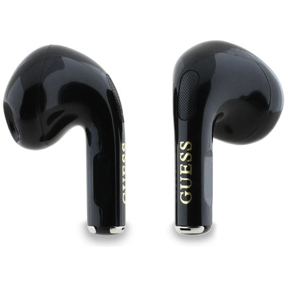 Guess Glossy Effect Printed Classic Logo &amp; Charm TWS headphones - black_4
