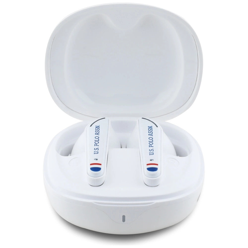TWS US Polo DH Logo Bluetooth Headphones - White_1