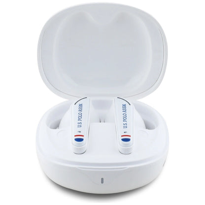 TWS US Polo DH Logo Bluetooth Headphones - White_1
