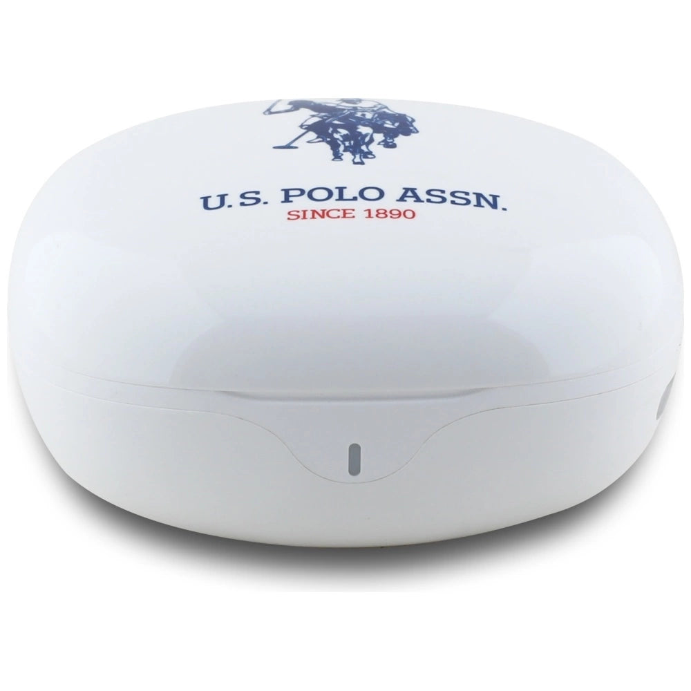 TWS US Polo DH Logo Bluetooth Headphones - White_2