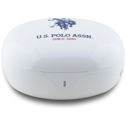 TWS US Polo DH Logo Bluetooth Headphones - White_2