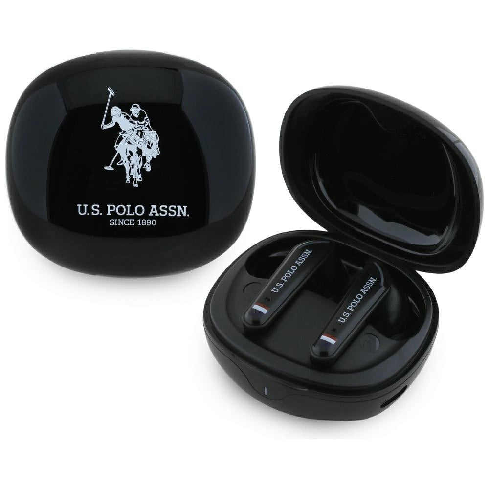 TWS US Polo DH Logo Bluetooth Headphones - Black_0